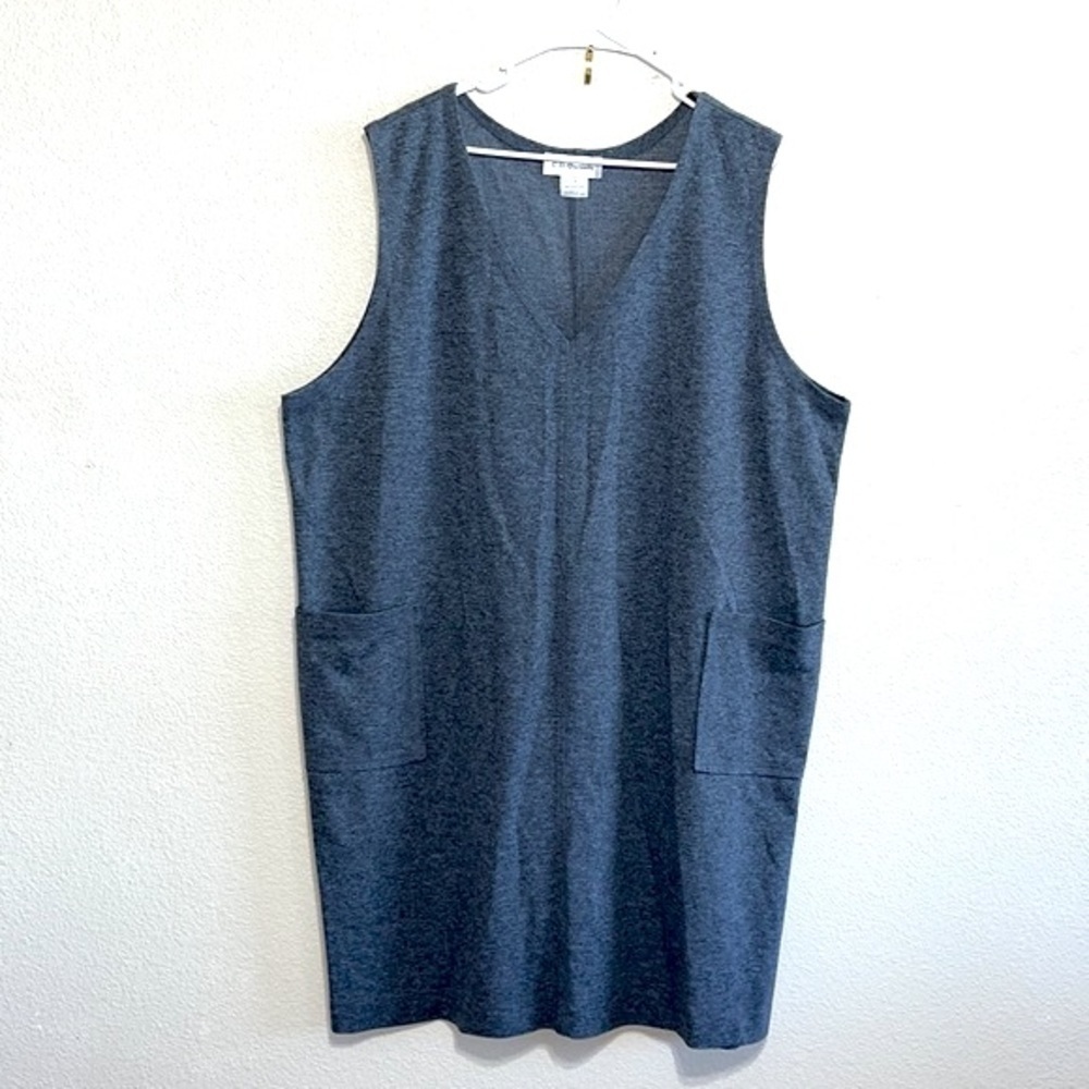 C.D. Daniels Grey Sleeve Dress Size 3X